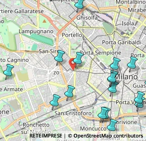 Mappa Via Asti, 20149 Milano MI, Italia (2.9145)