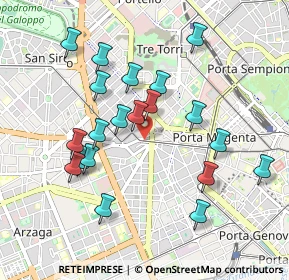Mappa Via Asti, 20149 Milano MI, Italia (0.9285)