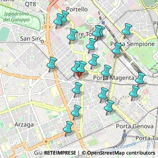 Mappa Via Asti, 20149 Milano MI, Italia (1.0165)