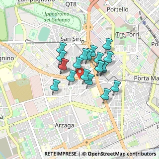 Mappa Via Poggibonsi, 20146 Milano MI, Italia (0.581)