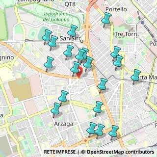 Mappa Via Poggibonsi, 20146 Milano MI, Italia (1.0315)