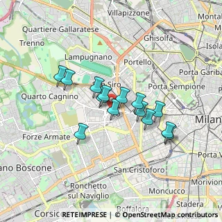 Mappa Via Poggibonsi, 20146 Milano MI, Italia (1.33214)