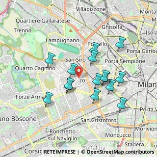 Mappa Via Poggibonsi, 20146 Milano MI, Italia (1.60267)