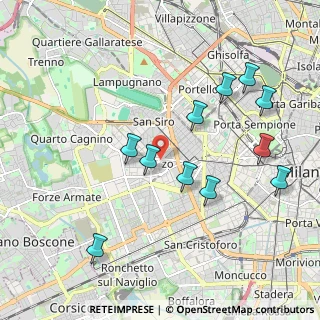 Mappa Via Poggibonsi, 20146 Milano MI, Italia (2.06273)