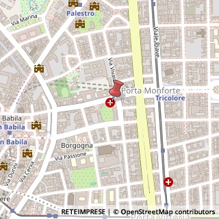 Mappa Corso Monforte, 40, 20122 Milano, Milano (Lombardia)