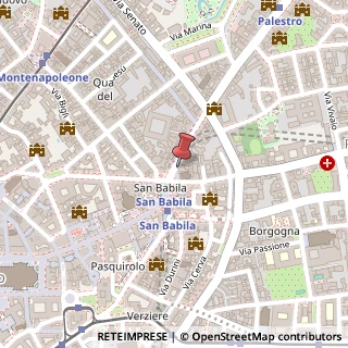 Mappa Corso Venezia, 2/A, 20121 Milano, Milano (Lombardia)