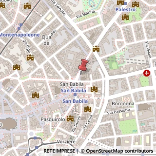 Mappa Corso Venezia, 2, 20121 Milano, Milano (Lombardia)