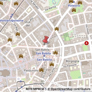 Mappa Piazza San Babila, 5, 20122 Milano, Milano (Lombardia)