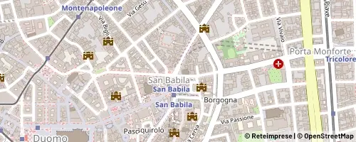 Mappa Milano