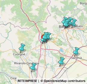 Mappa Piazza 10015, 10015 Ivrea TO, Italia (15.675)