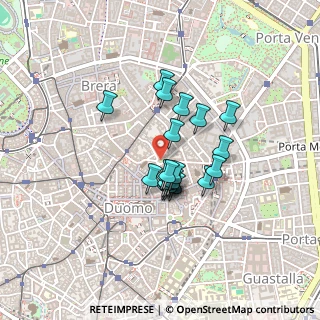 Mappa Via Catena Adalberto, 20121 Milano MI, Italia (0.2985)