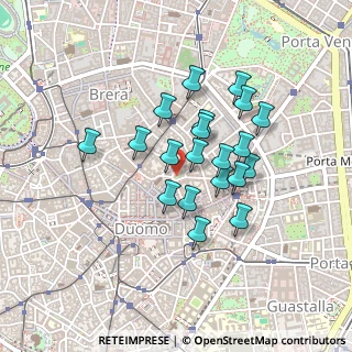 Mappa Via Catena Adalberto, 20121 Milano MI, Italia (0.3505)