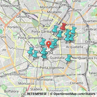 Mappa Via Catena Adalberto, 20121 Milano MI, Italia (1.40333)