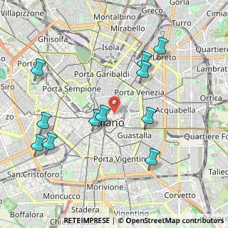 Mappa Via Catena Adalberto, 20121 Milano MI, Italia (2.18636)
