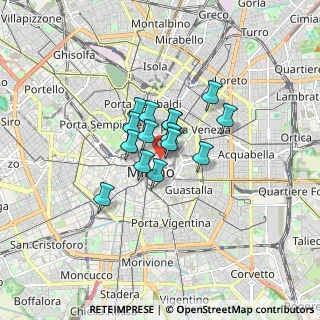 Mappa Via Catena Adalberto, 20121 Milano MI, Italia (0.95467)