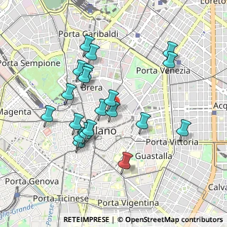 Mappa Via Catena Adalberto, 20121 Milano MI, Italia (0.889)