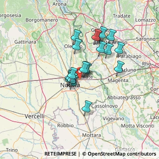 Mappa Ercole Santi, 28100 Novara NO, Italia (10.6125)