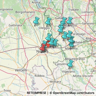 Mappa Via Nicola Scafidi, 28100 Novara NO, Italia (11.96353)