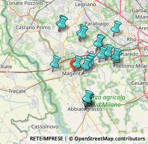 Mappa Via Alcide De Gasperi, 20013 Magenta MI, Italia (6.3715)