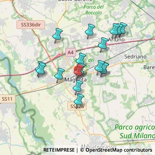 Mappa Via Alcide De Gasperi, 20013 Magenta MI, Italia (3.29706)