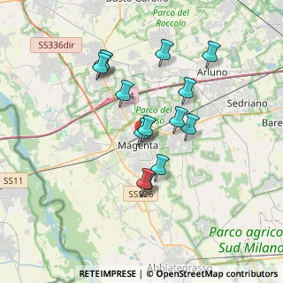 Mappa Via Alcide De Gasperi, 20013 Magenta MI, Italia (3.17643)