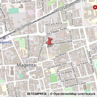 Mappa Via Alcide De Gasperi, 36, 20013 Magenta, Milano (Lombardia)