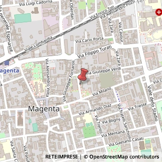 Mappa Via Alcide De Gasperi, 28, 20013 Magenta, Milano (Lombardia)