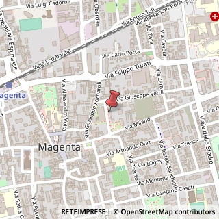 Mappa Via Alcide De Gasperi, 28, 20013 Magenta, Milano (Lombardia)