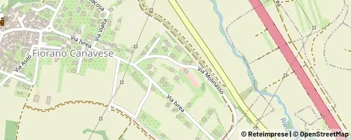 Mappa Fiorano Canavese