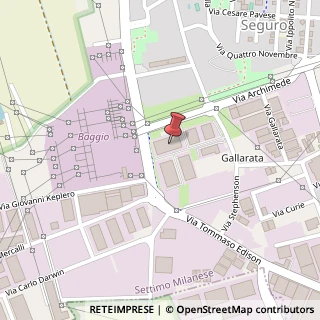 Mappa Via Giorgio Stephenson, 32, 20019 Settimo Milanese, Milano (Lombardia)
