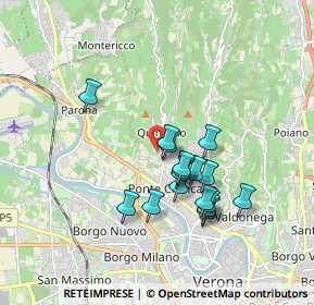 Mappa Via Virgilio Zavarise, 37125 Verona VR, Italia (1.49412)