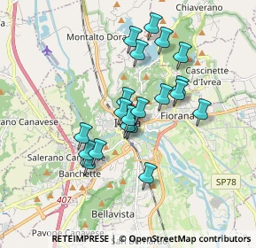 Mappa Piazzetta Privata di Santa Croce, 10015 Ivrea TO, Italia (1.4265)