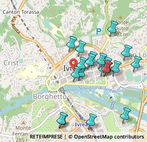 Mappa Piazzetta Privata di Santa Croce, 10015 Ivrea TO, Italia (0.4575)