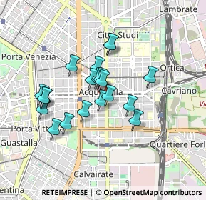 Mappa Piazzale Principessa Clotilde, 20129 Milano MI, Italia (0.701)