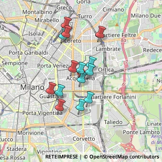 Mappa Via Gerolamo Turroni, 20129 Milano MI, Italia (1.46571)