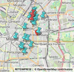 Mappa Piazzale Principessa Clotilde, 20129 Milano MI, Italia (1.7185)