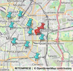 Mappa Piazzale Principessa Clotilde, 20129 Milano MI, Italia (1.74417)