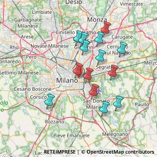 Mappa Via Gerolamo Turroni, 20129 Milano MI, Italia (6.995)