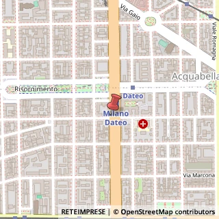 Mappa Via Macedonio Melloni, 49, 20129 Milano, Milano (Lombardia)
