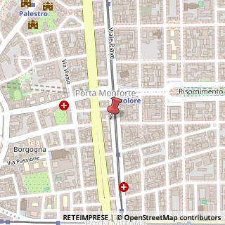 Mappa Piazza San Maria, 4, 20129 Milano, Milano (Lombardia)
