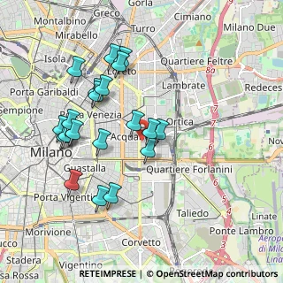 Mappa Via Reina, 20133 Milano MI, Italia (1.8685)