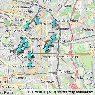 Mappa Via Reina, 20133 Milano MI, Italia (1.84214)