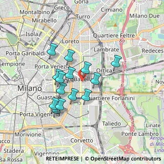 Mappa Via Reina, 20133 Milano MI, Italia (1.44357)