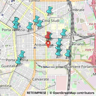 Mappa Via Reina, 20133 Milano MI, Italia (1.04125)