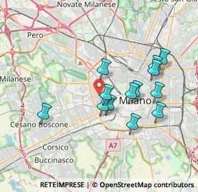Mappa Via Cuneo, 20149 Milano MI, Italia (3.26308)