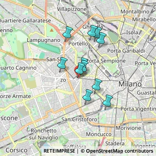 Mappa Via Cuneo, 20149 Milano MI, Italia (1.37)