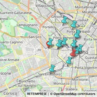 Mappa Via Cuneo, 20149 Milano MI, Italia (1.946)