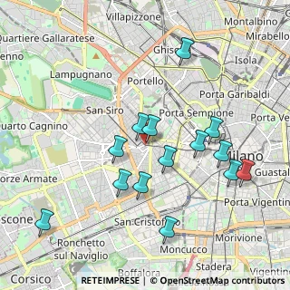 Mappa Via Cuneo, 20149 Milano MI, Italia (1.93786)