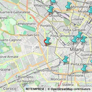 Mappa Via Cuneo, 20149 Milano MI, Italia (3.24273)