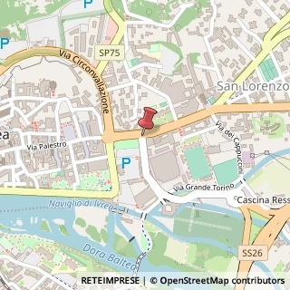 Mappa corso D'azeglio 6 (oviesse, 10015 Ivrea TO, Italia, 10015 Ivrea, Torino (Piemonte)